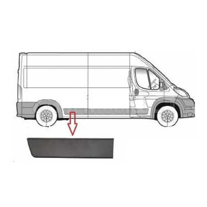 MOULURE PASSAGER BOXER JUMPER DUCATO 2006-2021