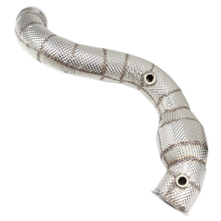 DOWNPIPE DECATA TUBE AFRIQUE INOX 70MM MERCEDES C63 C63S AMG W205 2014+