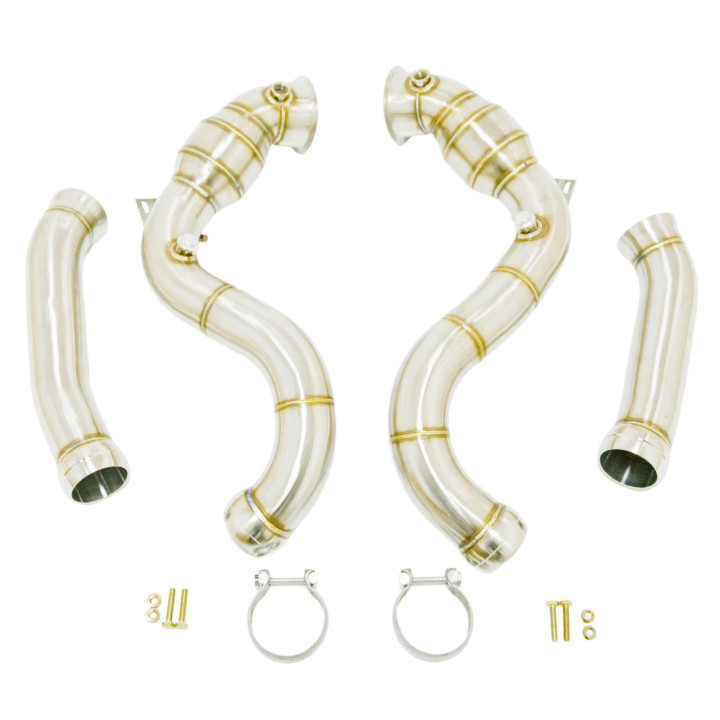 DOWNPIPE DECATA TUBE AFRIQUE INOX 70MM MERCEDES C63 C63S AMG W205 2014+
