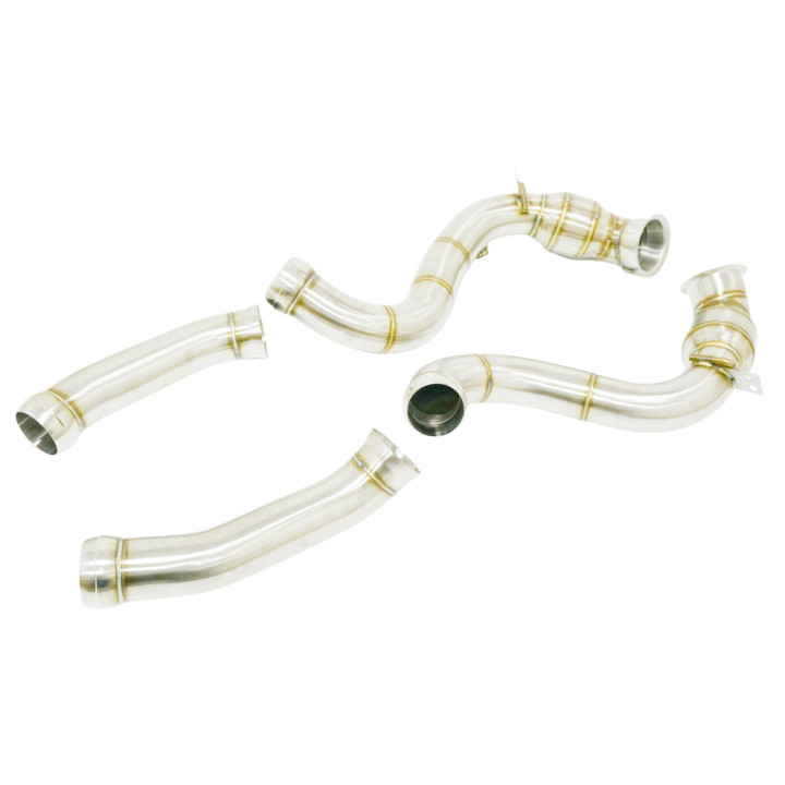 DOWNPIPE DECATA TUBE AFRIQUE INOX 70MM MERCEDES C63 C63S AMG W205 2014+