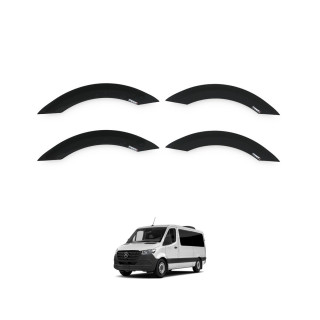 4 ELARGISSEURS D'AILE PLASTIQUE MERCEDES SPRINTER W907 W910 2018+