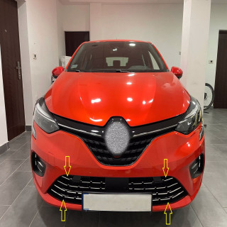 BAGUETTES DE PARE CHOC INOX RENAULT CLIO V