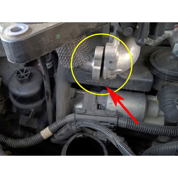 Plaque suppression EGR 2.0 HDi DW10CTED4 – Peugeot Citroën – Kit avec joints