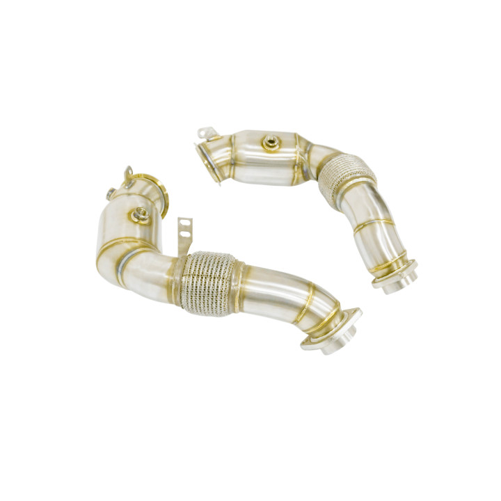 DOWNPIPE INOX BMW SERIE 5 6 7 X5 X6 N63 S63 2008-2015