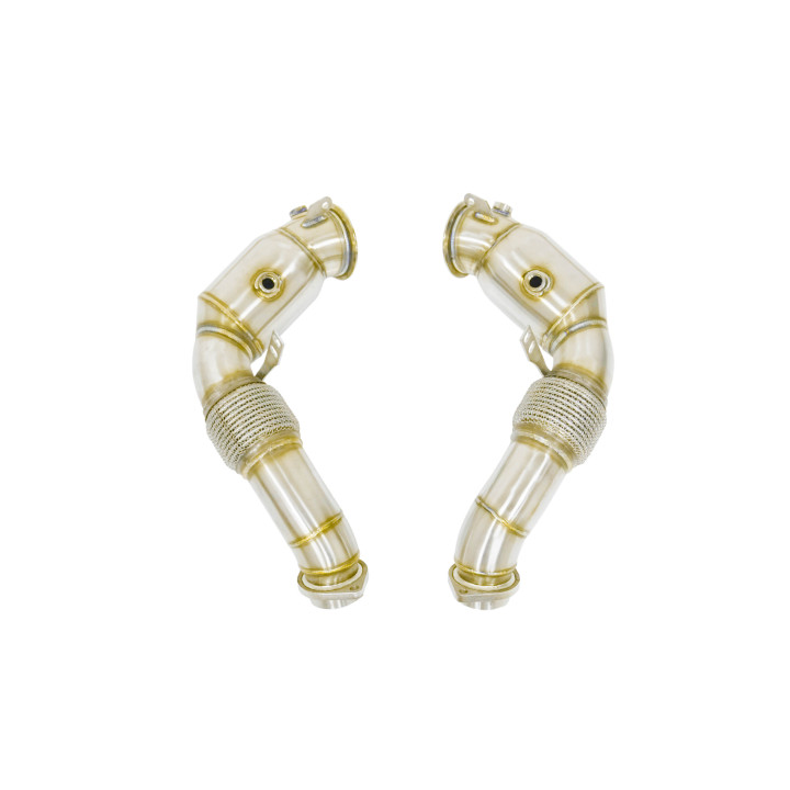 DOWNPIPE INOX BMW SERIE 5 6 7 X5 X6 N63 S63 2008-2015