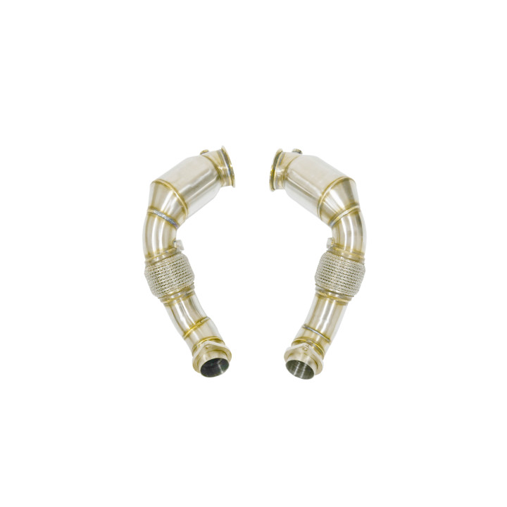 DOWNPIPE INOX BMW SERIE 5 6 7 X5 X6 N63 S63 2008-2015