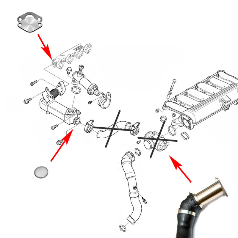 thumbnail image 2 of EGR Valve For BMW E46 E39 E53 E65 E66 E67 740d - QUALITÀ OE - Replaces 11717785452 11717804378 2 of 6