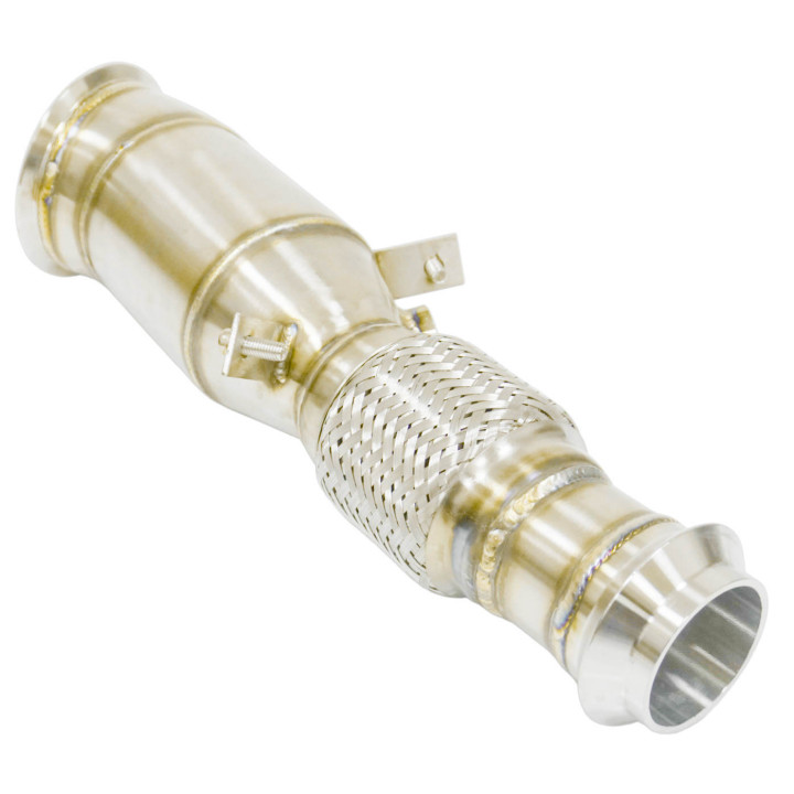 DOWNPIPE INOX BMW SERIE 1 2 3 MOTEUR N26 F20 F21 F22 F30 F31 F34 2.0L 100MM