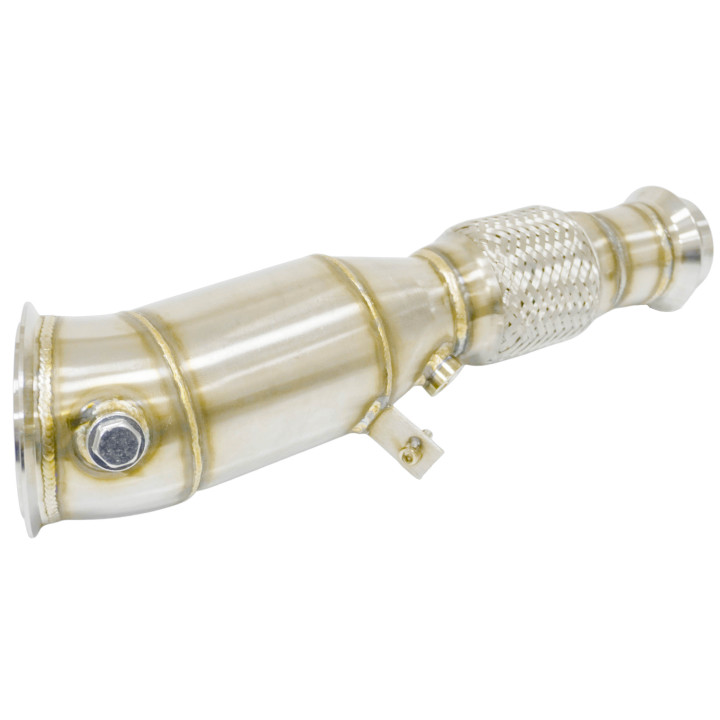 DOWNPIPE INOX BMW SERIE 1 2 3 MOTEUR N26 F20 F21 F22 F30 F31 F34 2.0L 100MM