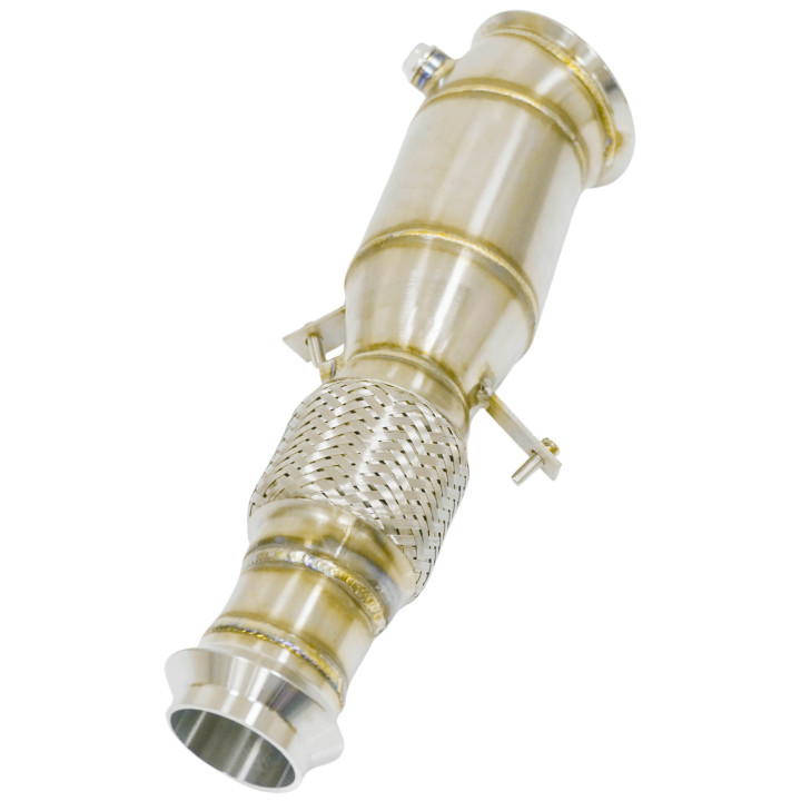 DOWNPIPE INOX BMW SERIE 1 2 3 MOTEUR N26 F20 F21 F22 F30 F31 F34 2.0L 100MM