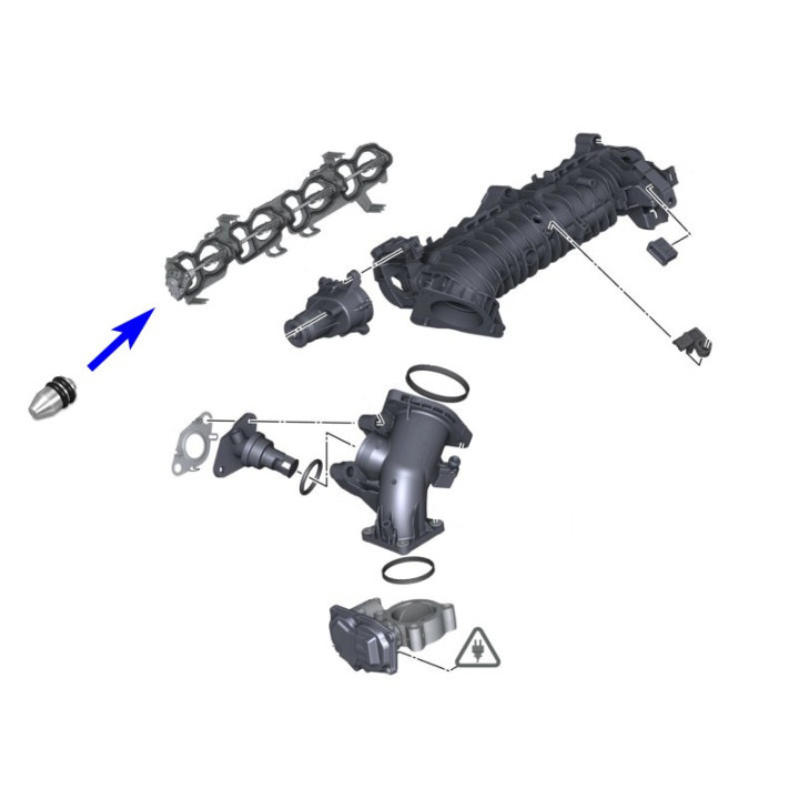 BOUCHON CLAPET ADMISSION BMW 2.0 DIESEL N47N N47S1