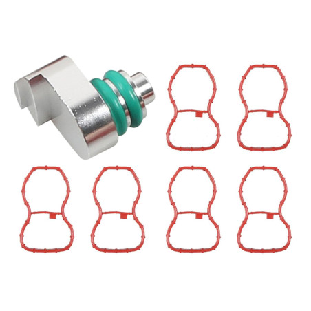 Kit Suppression Clapets Admission M47 - 4 Clapets 22mm + 20 Joints Pour BMW E46 E90 X3 320d 2001-2006