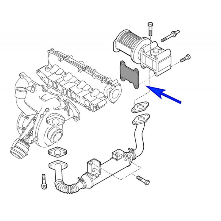 KIT CLAPET ADMISSION + EGR FIAT ALFA OPEL SAAB 2.4 JTD CDTI