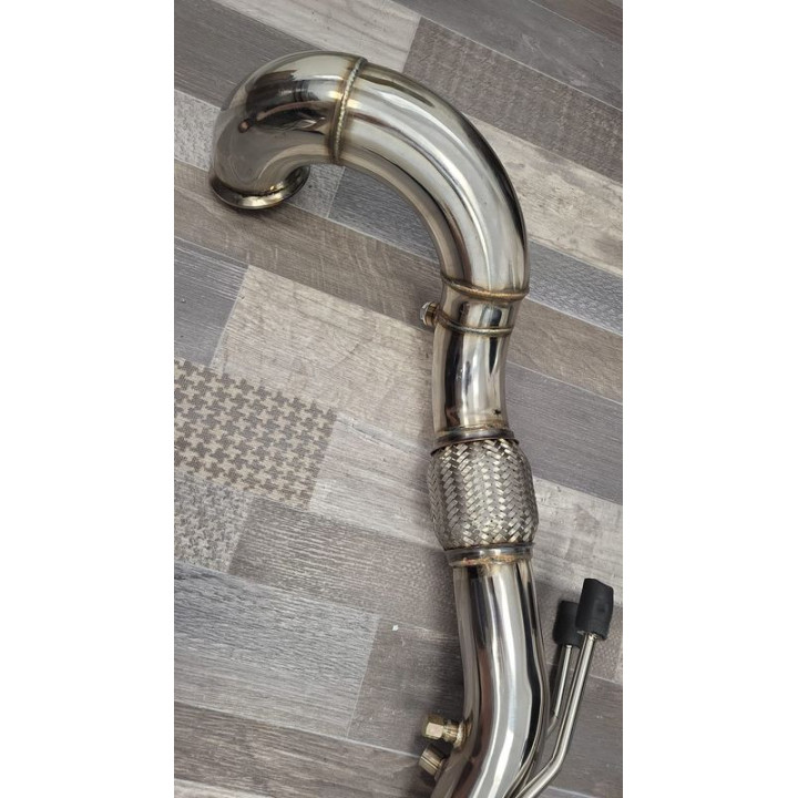 DOWNPIPE DEFAP INOX 76MM VW GOLF 7 7.5 GTI TCR LEON CUPRA SKODA RS EA888