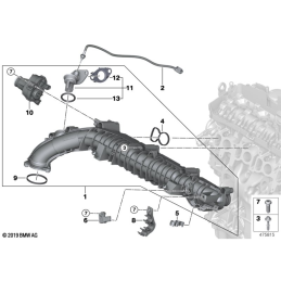 KIT CLAPETS D'ADMISSION BMW B57 DIESEL