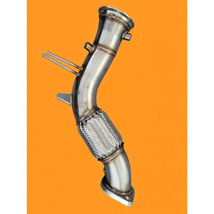 DOWNPIPE DEFAP INOX BMW M50D 750D 2011 A 2015 381CV N57X M550D