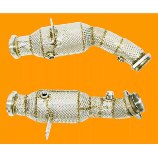 CATA SPORT 200 CELL DOWNPIPE INOX 76MM MERCEDES C43 / E43 / E400 W205 2016- M276