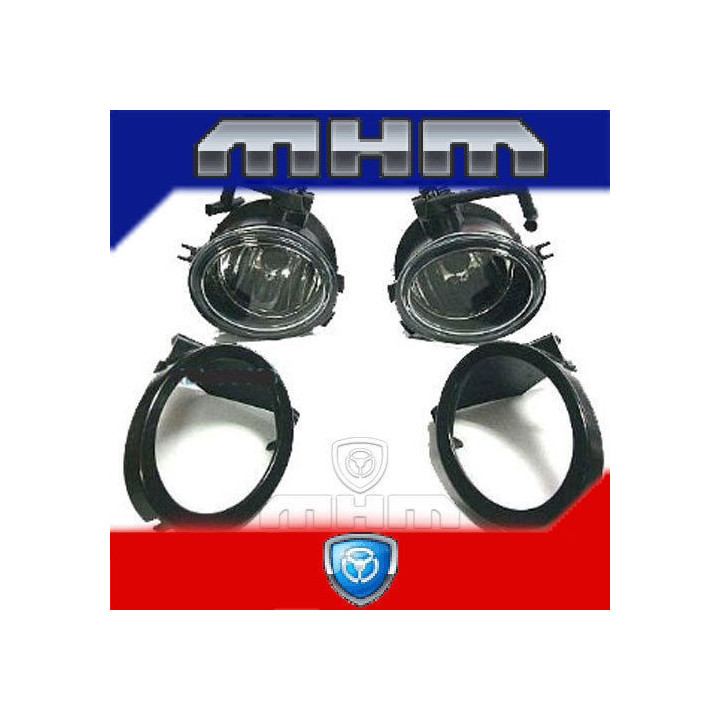 ANTIBROUILLARDS CHROME BMW E46