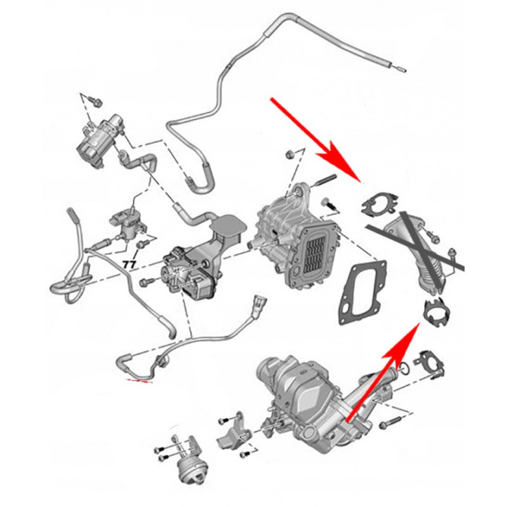 SUPPRESSION EGR PEUGEOT CITROEN FORD HDI
