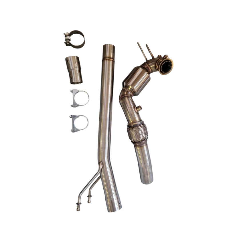 CATA SPORT DEFAP INOX 63.5MM AUDI VW SEAT TDI 90 105 110 140 170