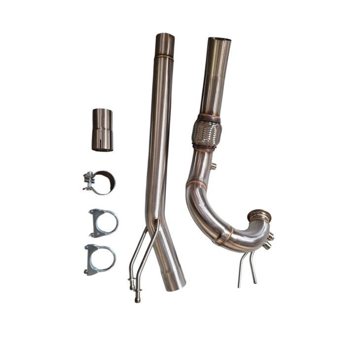 Downpipe Inox 63/55 mm VW Audi Seat Skoda 1.6 2.0 TDI