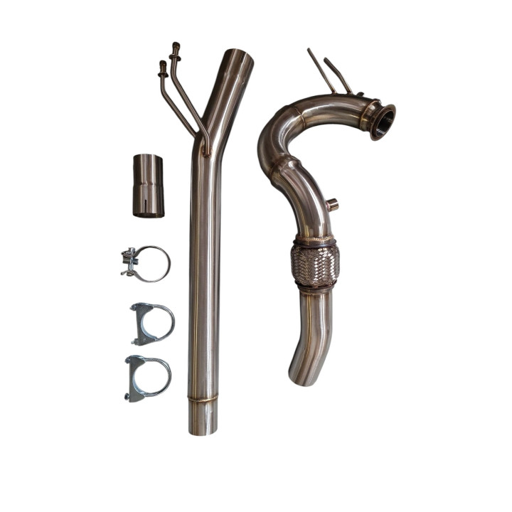 Downpipe Inox 63/55 mm VW Audi Seat Skoda 1.6 2.0 TDI