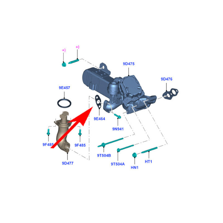 PLAQUE SUPPRESSION VANNE EGR Citroen Ford Peugeot 2.0 HDI TDCI 2.0 DW10CTED4