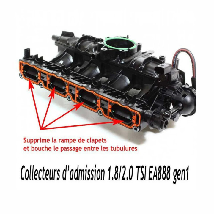 KIT CLAPET ADMISSION AUDI SEAT VW SKODA 1.8 2.0 TSI EA888