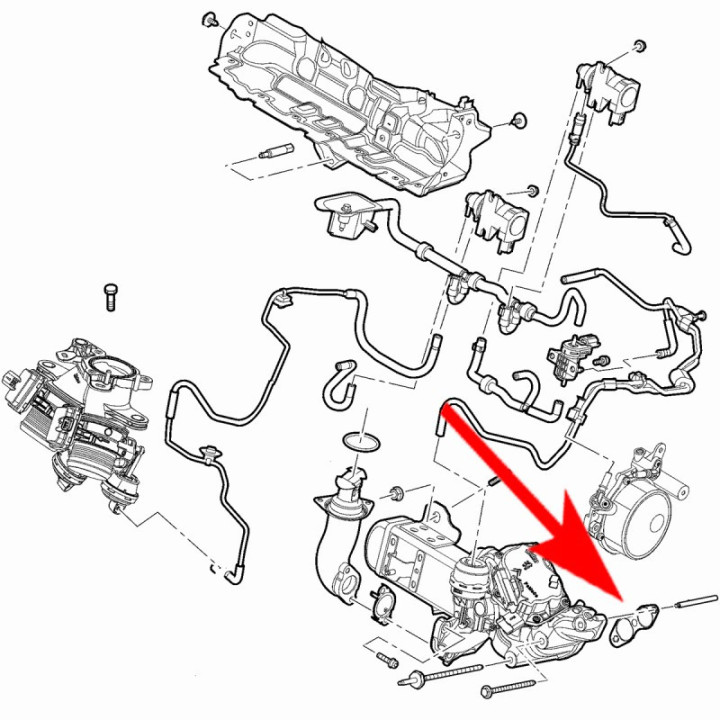 Suppression EGR 2.0 HDI BlueHDI Peugeot Citroën DW10