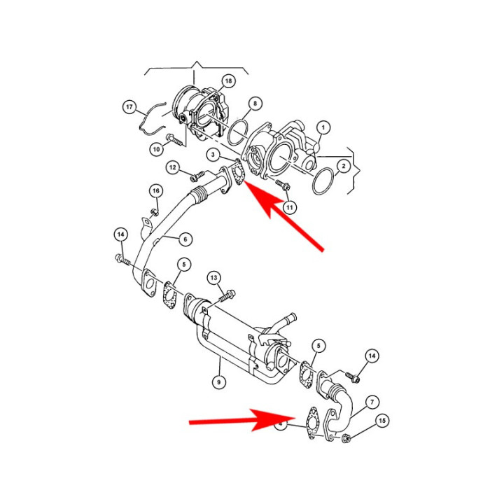 SUPPRESSION EGR VAG AUDI SEAT SKODA VW 1.4 1.9 2.0 2.5 TDI