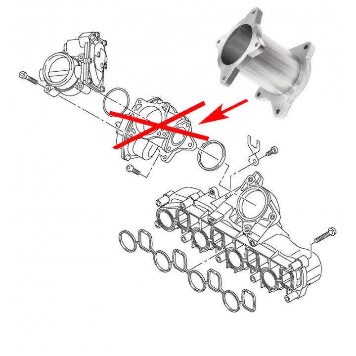 SUPPRESSION EGR VW CRAFTER AMAROK 2.0 3.0 TDI BITDI