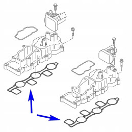 KIT CLAPET ADMISSION AUDI VAG 2.7 3.0 TDI