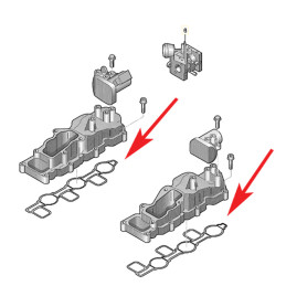 KIT CLAPET ADMISSION AUDI VAG 2.7 3.0 TDI