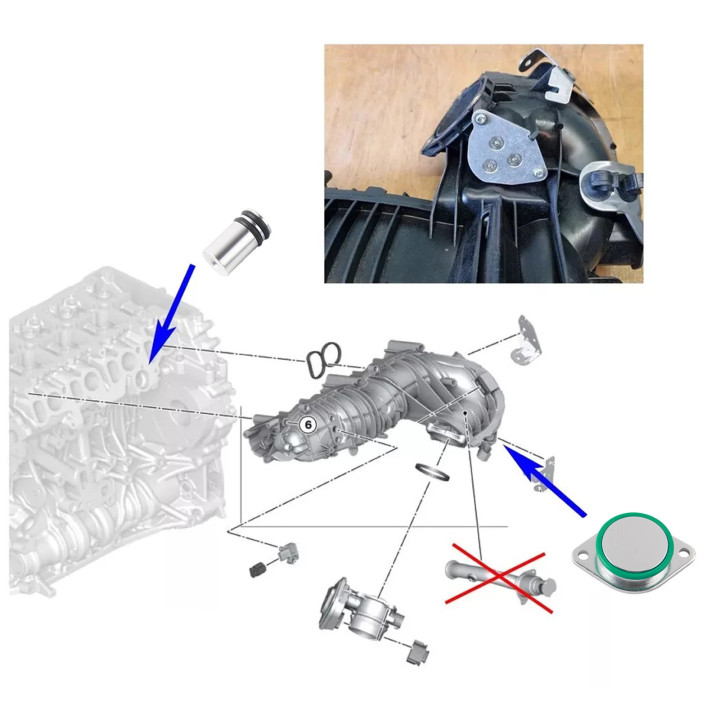 Kit Suppression EGR BMW N47 2.0D