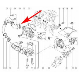 PLAQUE SUPPRESSION EGR RENAULT 1.9 dCi Suzuki 1.9 DDiS