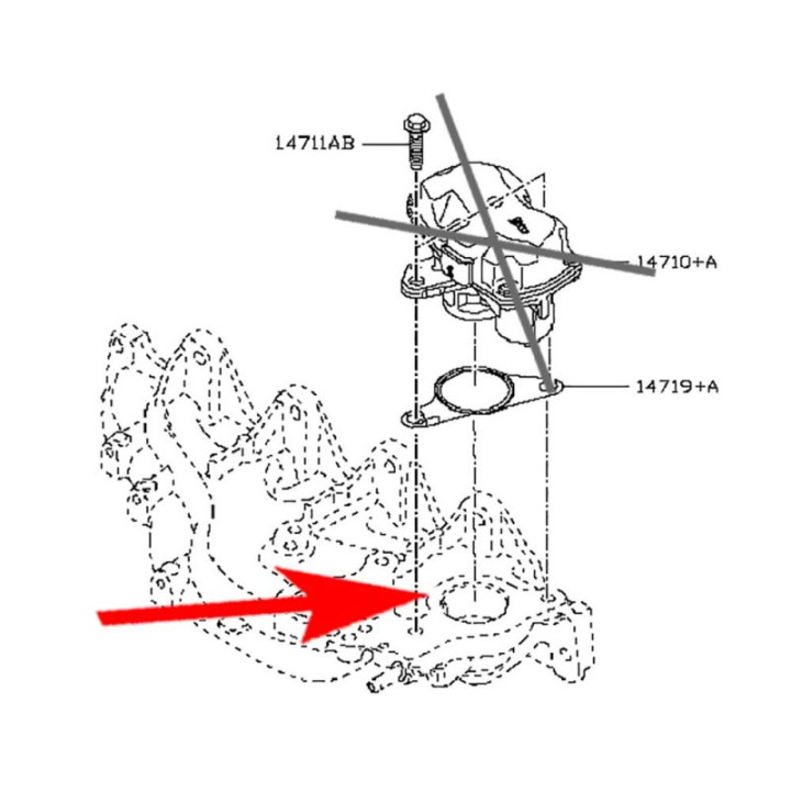 Kit suppression EGR 1.6 dCi R9M Renault Nissan Qashqai Megane Trafic