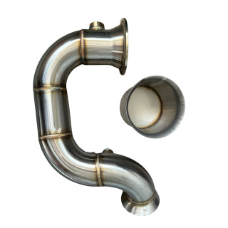 Downpipe A3 LEON Golf 8 2.0 TDI | Décata Inox + Gain Puissance