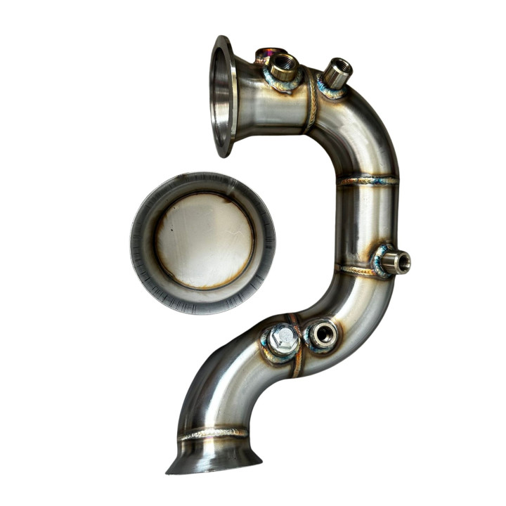 Downpipe A3 LEON Golf 8 2.0 TDI | Décata Inox + Gain Puissance