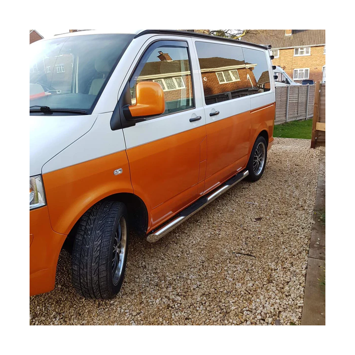 Barres latérales VW T5 T6 SWB inox marchepieds