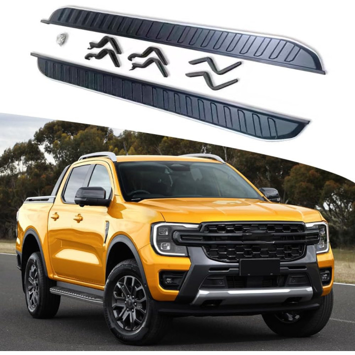 Marchepieds Ford Ranger 2023 aluminium plastique