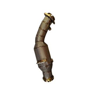 CATA SPORT 200 CELL DOWNPIPE INOX 76MM MERCEDES C43 / E43 / E400 W205 2016- M276