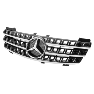 Calandre Mercedes ML W164 2005 2008 Noire Chrome Neuve