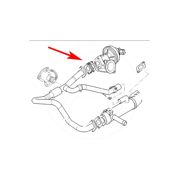 Kit Suppression EGR Jaguar Land Rover JDE7435 JDE7436