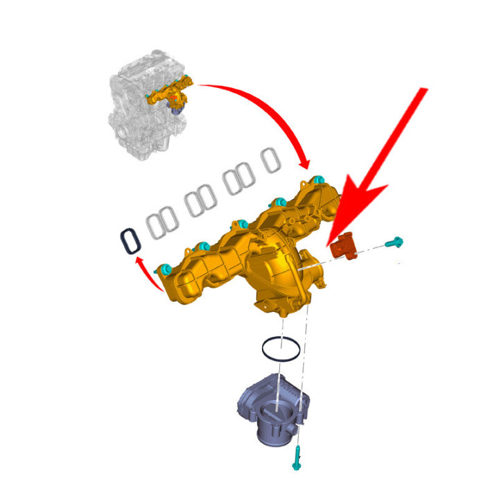 Kit Suppression EGR 2.2 HDi TDCi Boxer Jumper Transit