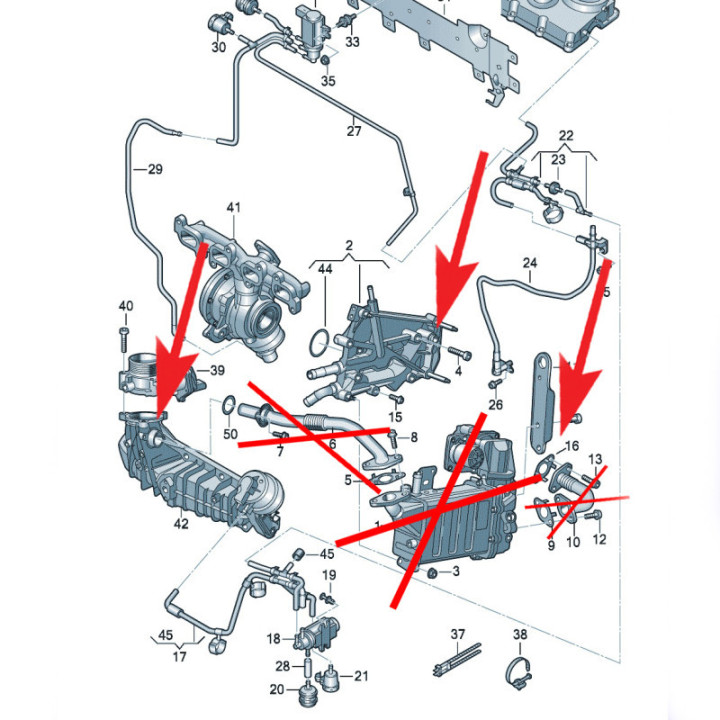 Kit Bypass EGR MAN TGE Crafter Transporter T6 2.0 TDI