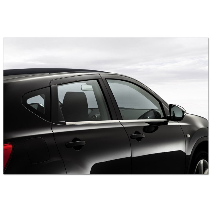 BAGUETTES DE VITRE CHROME NISSAN QASHQAI 07-13
