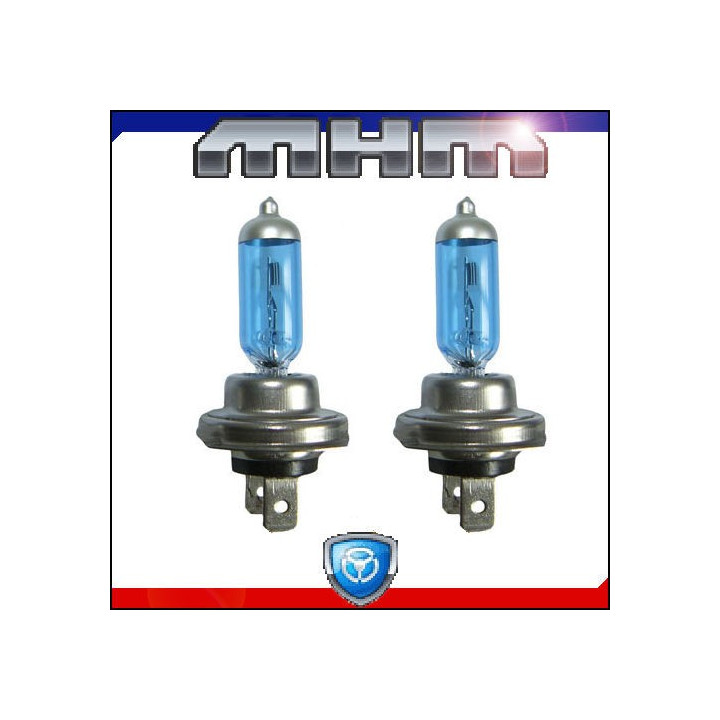 Ampoules Bleutées H7 55W Eclairage blanc