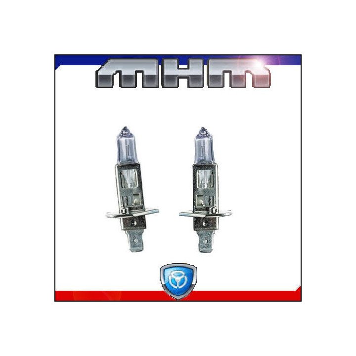 Ampoules Bleutées H1 55W Eclairage blanc