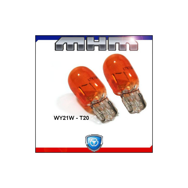 Ampoules T20 WY21W orange