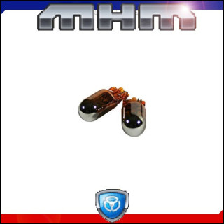 Ampoules T10 orange chromées 5W 12V pour répétiteur